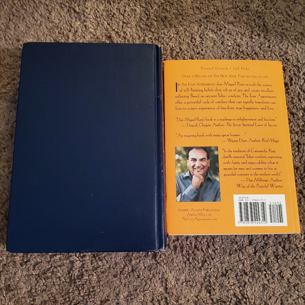 Book Bundle 1952 The Power of Positive Thinking & 1997 The Four Agreements - Picture 2 of 7